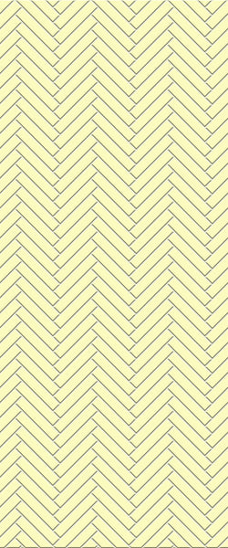 Yellow Double Herringbone Tile Acrylic Shower Wall Panel 2440mm x 1220mm (3mm Thick) - CladdTech