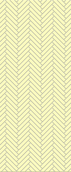 Yellow Double Herringbone Tile Acrylic Shower Wall Panel 2440mm x 1220mm (3mm Thick) - CladdTech