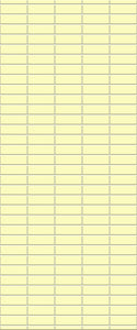 Yellow Horizontal Block Tile Acrylic Shower Panel 2440mm x 1220mm (3mm Thick) - CladdTech