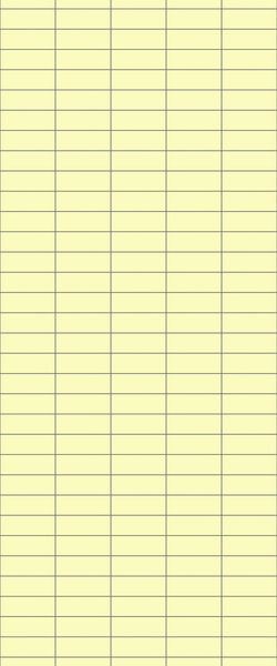Yellow Horizontal Block Tile Acrylic Shower Panel 2440mm x 1220mm (3mm Thick) - CladdTech