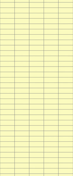Yellow Horizontal Block Tile Acrylic Shower Panel 2440mm x 1220mm (3mm Thick) - CladdTech