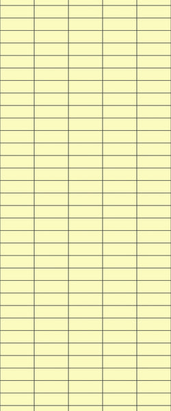 Yellow Horizontal Block Tile Acrylic Shower Panel 2440mm x 1220mm (3mm Thick) - CladdTech
