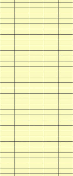 Yellow Horizontal Block Tile Acrylic Shower Panel 2440mm x 1220mm (3mm Thick) - CladdTech