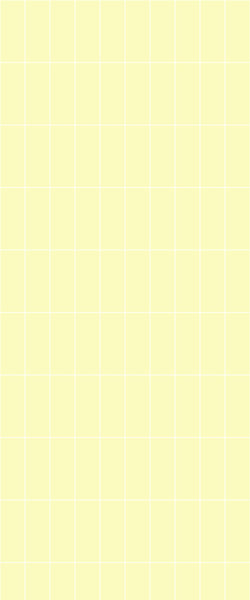 Yellow Vertical Block Tile Acrylic Shower Panel 2440mm x 1220mm ( 3mm Thick) - CladdTech