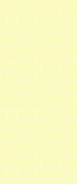 Yellow Large Square's Tile Acrylic Shower Wall Panel 2440mm x 1220mm ( 3mm Thick) - CladdTech