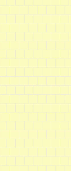 Yellow Large Square's Tile Acrylic Shower Wall Panel 2440mm x 1220mm ( 3mm Thick) - CladdTech