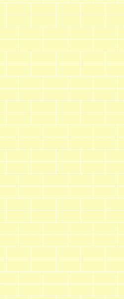 Yellow Brickbond Tile Acrylic Shower Wall Panel 2440mm x 1220mm ( 3mm Thick) - CladdTech