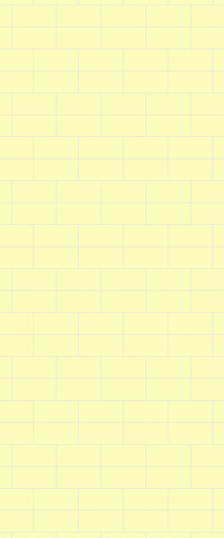 Yellow Brickbond Tile Acrylic Shower Wall Panel 2440mm x 1220mm ( 3mm Thick) - CladdTech