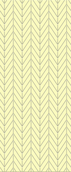 Yellow Chevron Tile Acrylic Shower Panel 2440mm x 1220mm ( 3mm Thick)