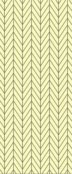 Yellow Chevron Tile Acrylic Shower Panel 2440mm x 1220mm ( 3mm Thick)