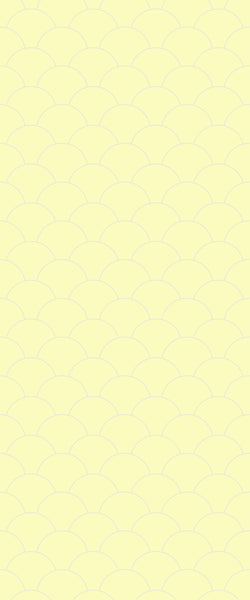 Yellow Fishscales Tile Acrylic Shower Panel 2440mm x 1220mm (3mm Thick) - CladdTech