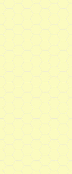 Yellow Hexagon Tile Acrylic Wall Panel 2440mm x 1220mm (3mm Thick) - CladdTech