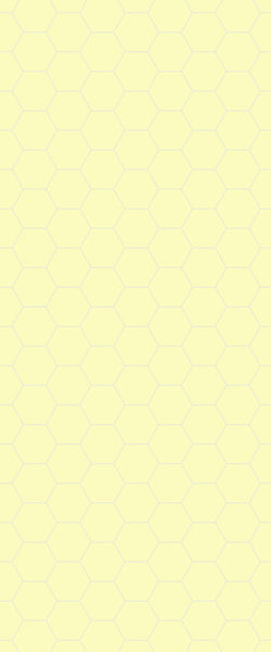 Yellow Hexagon Tile Acrylic Wall Panel 2440mm x 1220mm (3mm Thick) - CladdTech