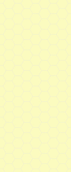 Yellow Hexagon Tile Acrylic Wall Panel 2440mm x 1220mm (3mm Thick) - CladdTech