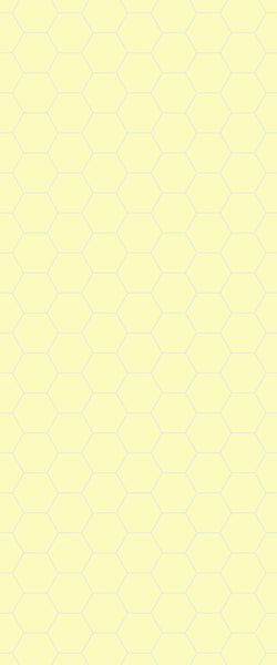 Yellow Hexagon Tile Acrylic Wall Panel 2440mm x 1220mm (3mm Thick) - CladdTech