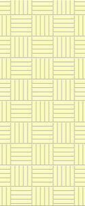 Yellow Mosaic Tile Acrylic Shower Panel 2440mm x 1220mm ( 3mm Thick) - CladdTech