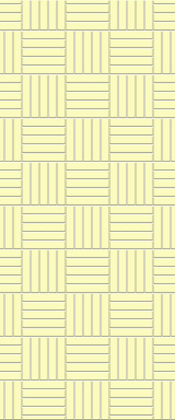 Yellow Mosaic Tile Acrylic Shower Panel 2440mm x 1220mm ( 3mm Thick) - CladdTech