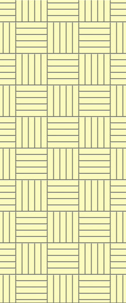 Yellow Mosaic Tile Acrylic Shower Panel 2440mm x 1220mm ( 3mm Thick) - CladdTech