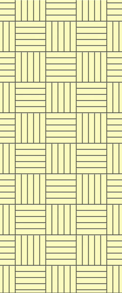 Yellow Mosaic Tile Acrylic Shower Panel 2440mm x 1220mm ( 3mm Thick) - CladdTech