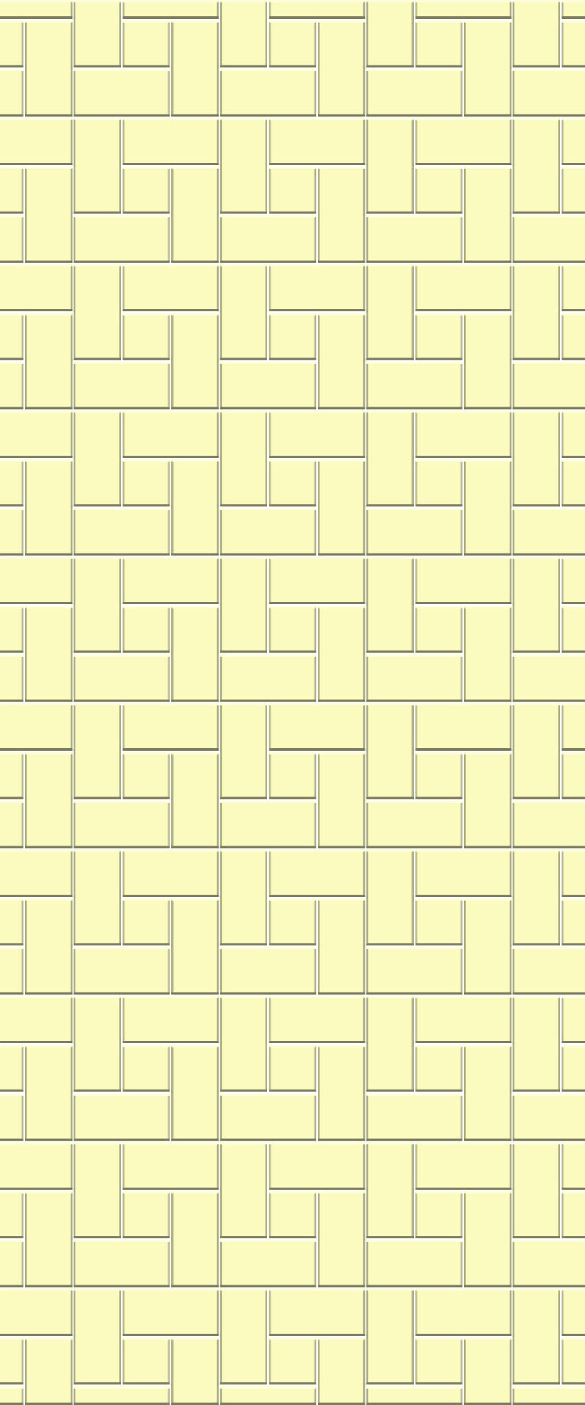 Yellow Windmill Tile Acrylic Shower Panel 2440mm x 1220mm ( 3mm Thick) - CladdTech