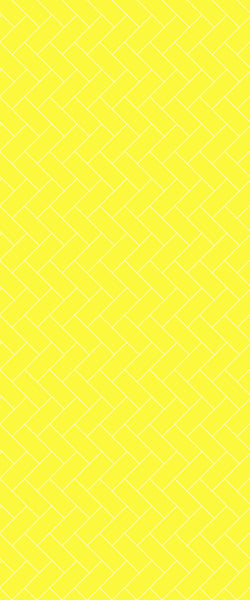 Yellow Diagonal Herringbone Tile Acrylic Shower Wall Panel 2440mm x 1220mm (3mm Thick) - CladdTech