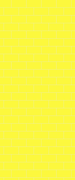 Yellow Subway Tile Acrylic Shower Wall Panel 2440mm x 1220mm ( 3mm Thick) - CladdTech