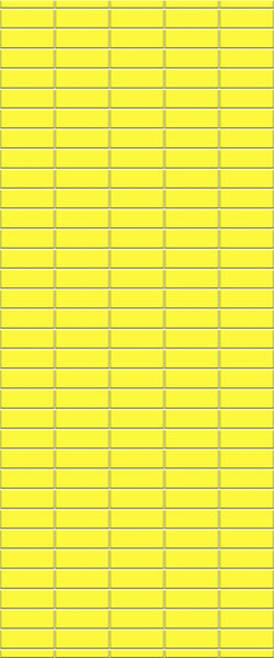 Yellow Horizontal Block Tile Acrylic Shower Panel 2440mm x 1220mm (3mm Thick) - CladdTech