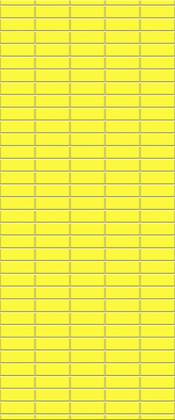 Yellow Horizontal Block Tile Acrylic Shower Panel 2440mm x 1220mm (3mm Thick) - CladdTech