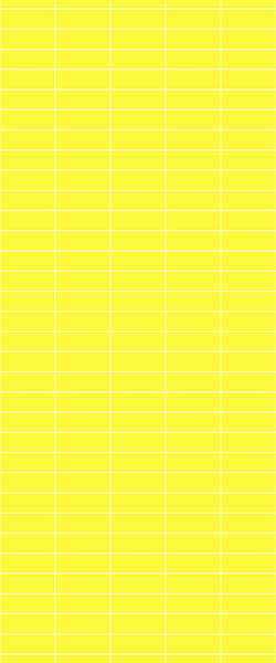 Yellow Horizontal Block Tile Acrylic Shower Panel 2440mm x 1220mm (3mm Thick) - CladdTech