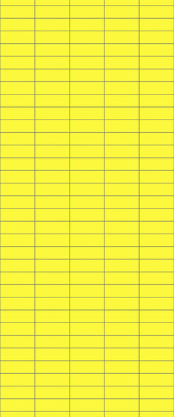 Yellow Horizontal Block Tile Acrylic Shower Panel 2440mm x 1220mm (3mm Thick) - CladdTech