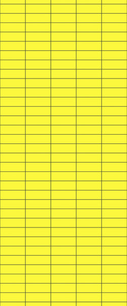 Yellow Horizontal Block Tile Acrylic Shower Panel 2440mm x 1220mm (3mm Thick) - CladdTech