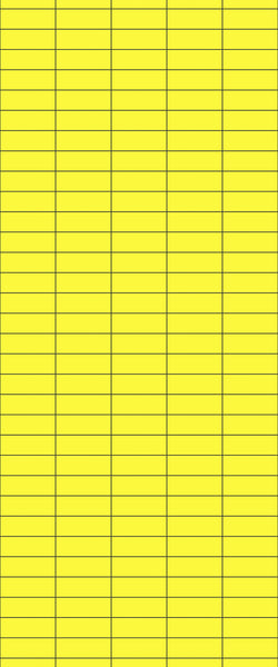 Yellow Horizontal Block Tile Acrylic Shower Panel 2440mm x 1220mm (3mm Thick) - CladdTech