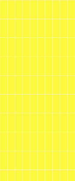 Yellow Vertical Block Tile Acrylic Shower Panel 2440mm x 1220mm ( 3mm Thick) - CladdTech