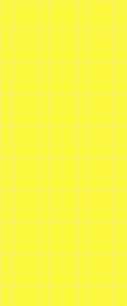 Yellow Vertical Block Tile Acrylic Shower Panel 2440mm x 1220mm ( 3mm Thick) - CladdTech