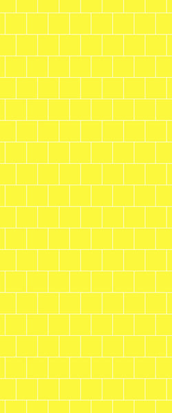 Yellow Large Square's Tile Acrylic Shower Wall Panel 2440mm x 1220mm ( 3mm Thick) - CladdTech