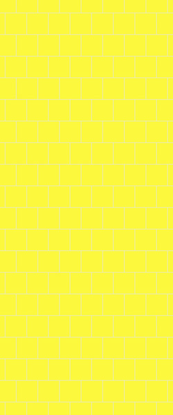 Yellow Large Square's Tile Acrylic Shower Wall Panel 2440mm x 1220mm ( 3mm Thick) - CladdTech