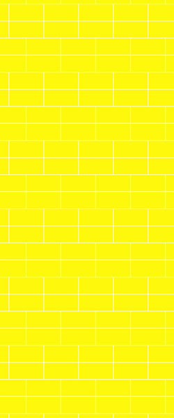 Yellow Brickbond Tile Acrylic Shower Wall Panel 2440mm x 1220mm ( 3mm Thick) - CladdTech