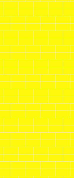 Yellow Brickbond Tile Acrylic Shower Wall Panel 2440mm x 1220mm ( 3mm Thick) - CladdTech
