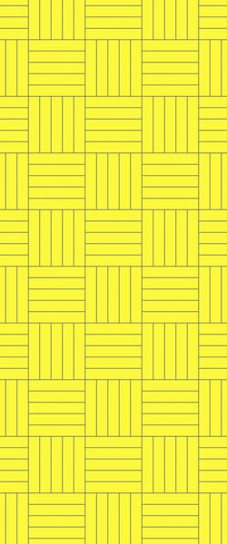 Yellow Mosaic Tile Acrylic Shower Panel 2440mm x 1220mm ( 3mm Thick) - CladdTech