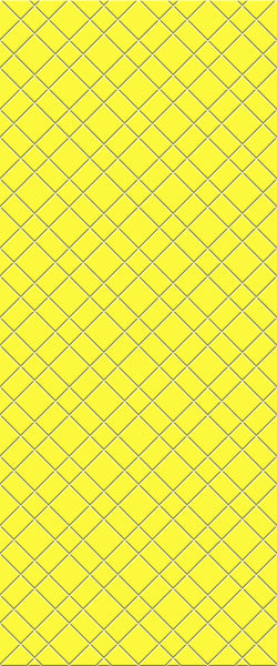 Yellow Basket Weave Tile Acrylic Shower Panel 2440mm x 1220mm ( 3mm Thick) - CladdTech