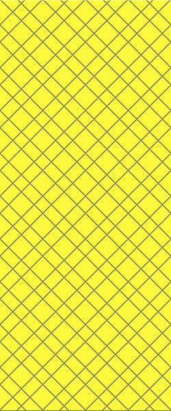 Yellow Basket Weave Tile Acrylic Shower Panel 2440mm x 1220mm ( 3mm Thick) - CladdTech