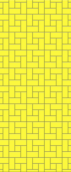 Yellow Windmill Tile Acrylic Shower Panel 2440mm x 1220mm ( 3mm Thick) - CladdTech