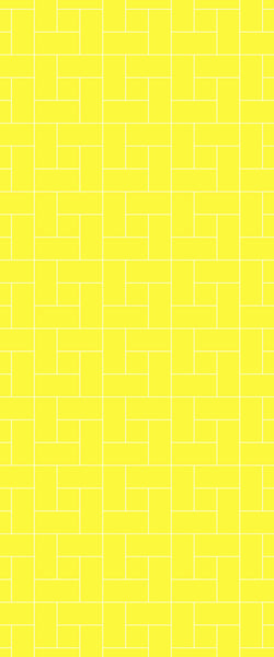 Yellow Windmill Tile Acrylic Shower Panel 2440mm x 1220mm ( 3mm Thick) - CladdTech