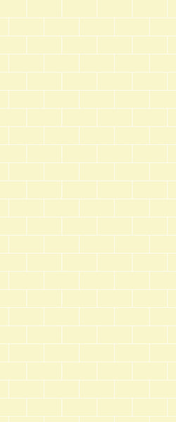 Yellow Subway Tile Acrylic Shower Wall Panel 2440mm x 1220mm ( 3mm Thick) - CladdTech