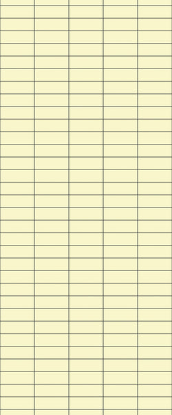 Yellow Horizontal Block Tile Acrylic Shower Panel 2440mm x 1220mm (3mm Thick) - CladdTech