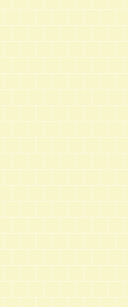 Yellow Large Square's Tile Acrylic Shower Wall Panel 2440mm x 1220mm ( 3mm Thick) - CladdTech
