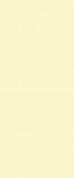 Yellow Large Square's Tile Acrylic Shower Wall Panel 2440mm x 1220mm ( 3mm Thick) - CladdTech