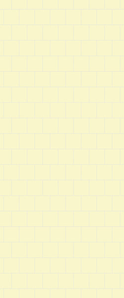 Yellow Large Square's Tile Acrylic Shower Wall Panel 2440mm x 1220mm ( 3mm Thick) - CladdTech