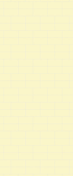 Yellow Brickbond Tile Acrylic Shower Wall Panel 2440mm x 1220mm ( 3mm Thick) - CladdTech