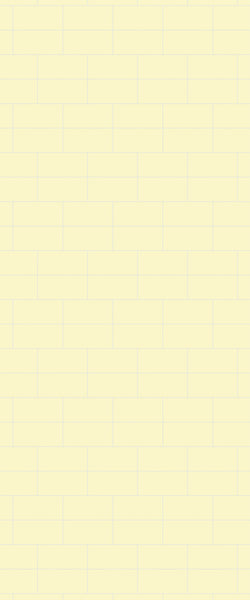Yellow Brickbond Tile Acrylic Shower Wall Panel 2440mm x 1220mm ( 3mm Thick) - CladdTech